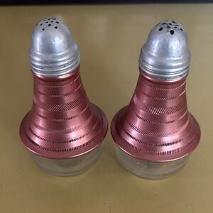 Vintage 1950s Atomic Salt & Pepper Shakers